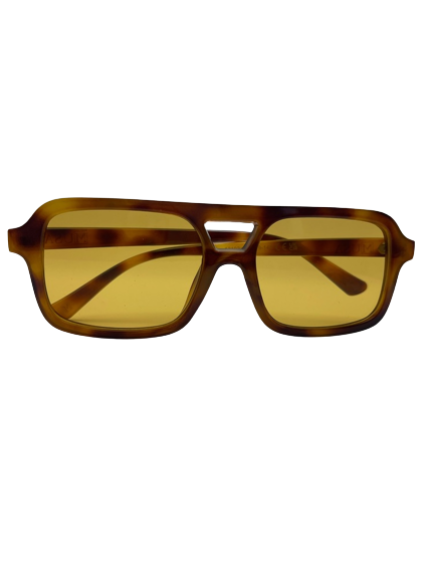Brown frame Kenya sunglasses side angle