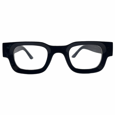 Djibouti eyeglasses front view with clear lenses