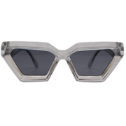 Egypt sunglasses front view with crystal clear frame