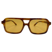 Kenya sunglasses front view with amber lenses