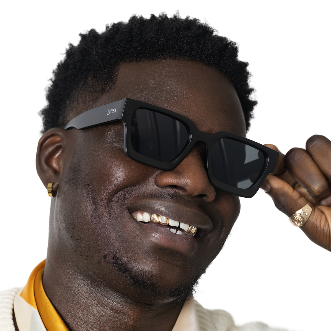 Models wearing Ghana sunglasses