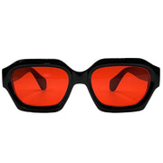 Rabat sunglasses front view with red lenses