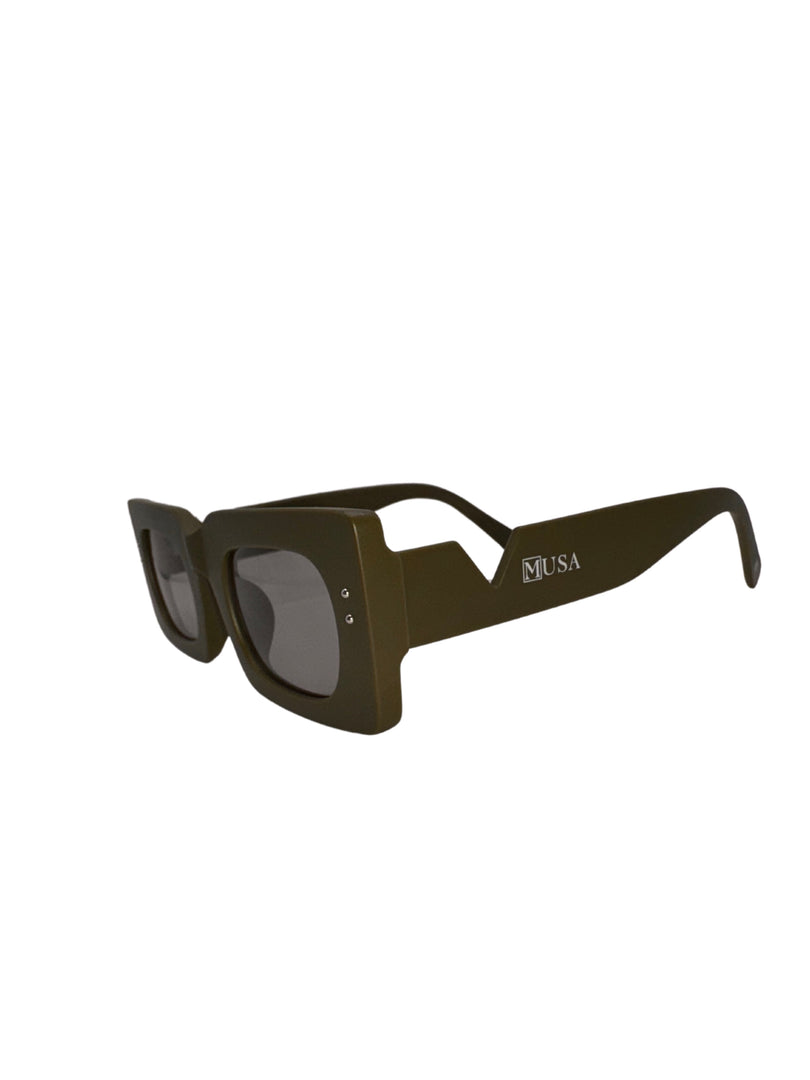 Side angle of Sierra Leone luxury sunglasses