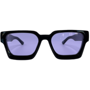 Somalia sunglasses front view with purple lenses
