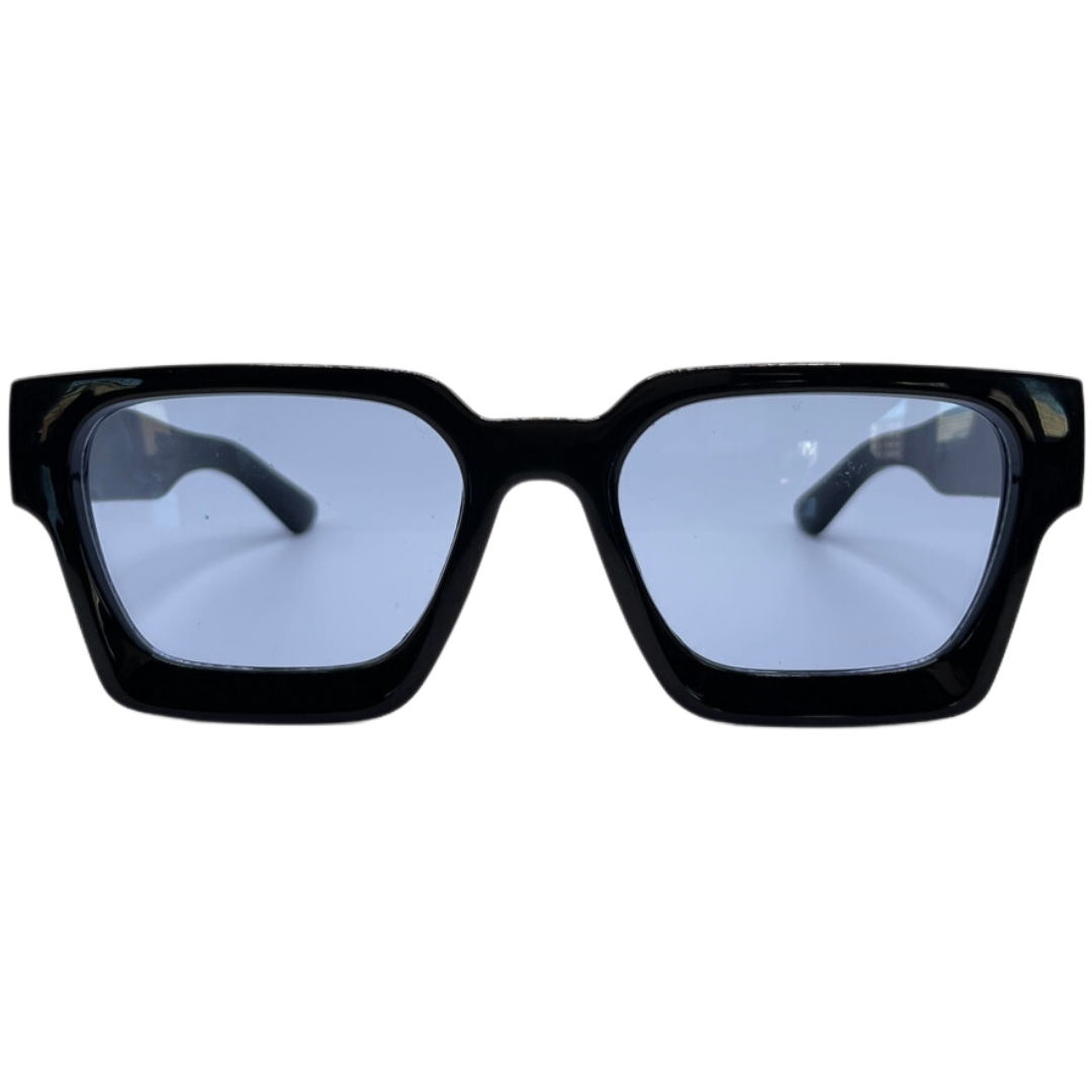 South Africa sunglasses front view with blue lenses