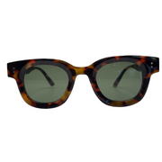 Uganda sunglasses front view with tortoise shell frame