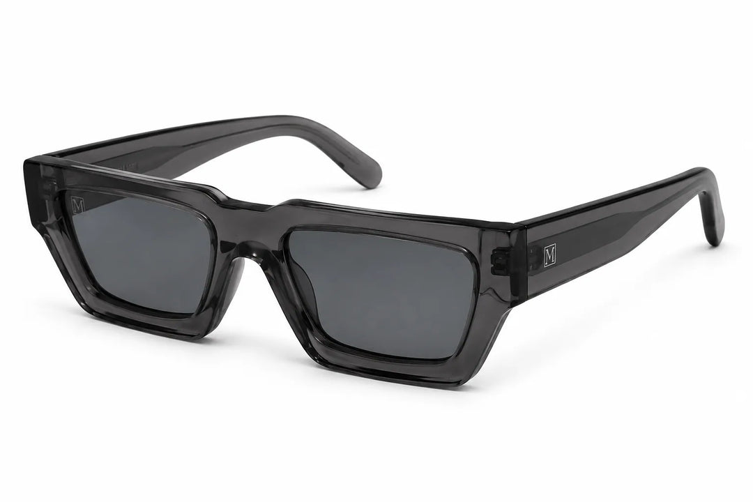 Male model wearing Angola angular sunglasses